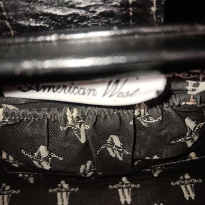AMERICAN WEST LEATHER TOOLED PURSE