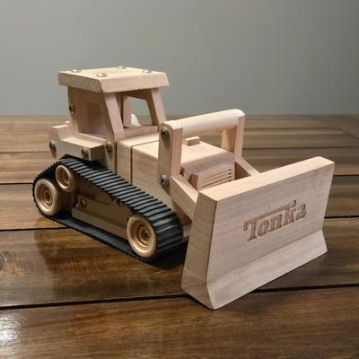 Wooden Tonka Bulldozer