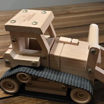 Wooden Tonka Bulldozer