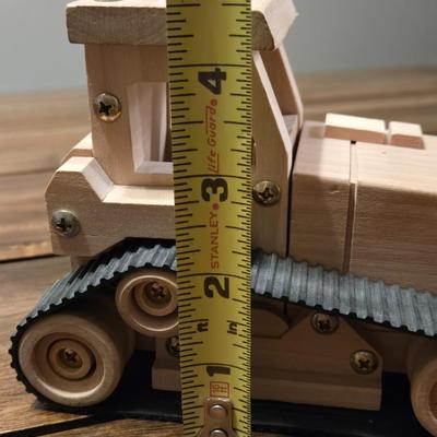 Wooden Tonka Bulldozer