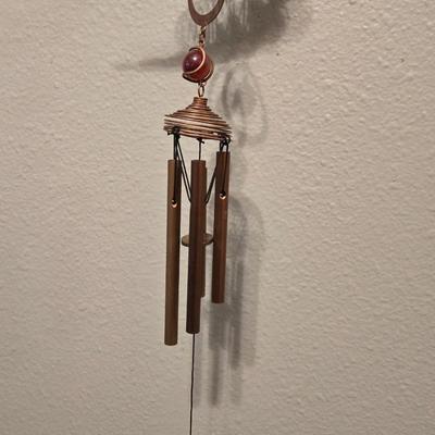 Copper Butterfly Wind Chime