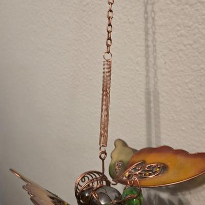 Copper Butterfly Wind Chime