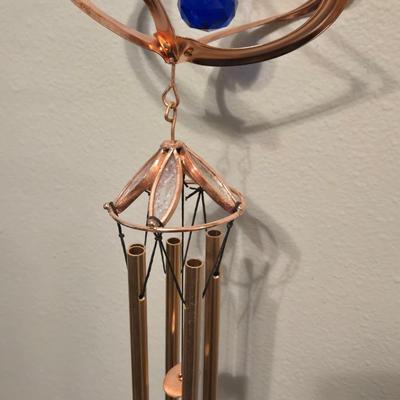 Copper Swirl Wind Chime