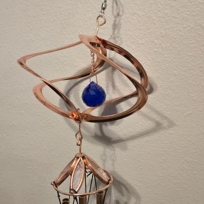 Copper Swirl Wind Chime