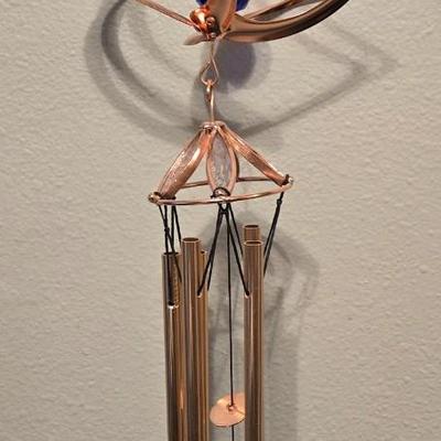 Copper Swirl Wind Chime