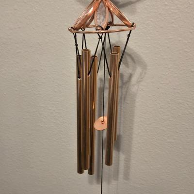 Copper Swirl Wind Chime