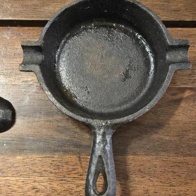 (2) Small Cast Iron Skillets