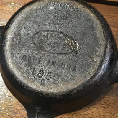 (2) Small Cast Iron Skillets