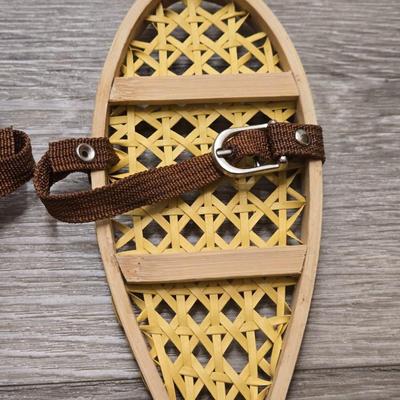 Miniature Deco Snow Shoes