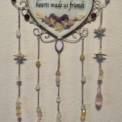 Sister Heart with Beads