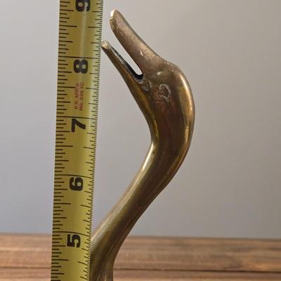 (2) Brass Geese