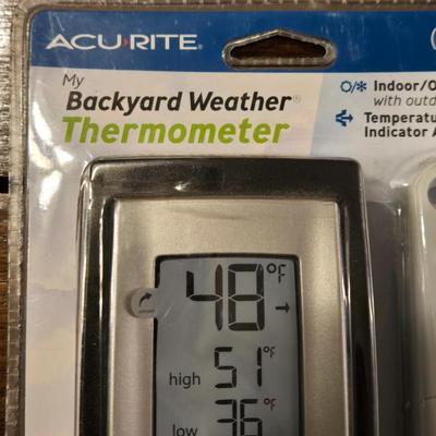 New in the Package Acu Rite Wireless Backyard Weather Thermometer