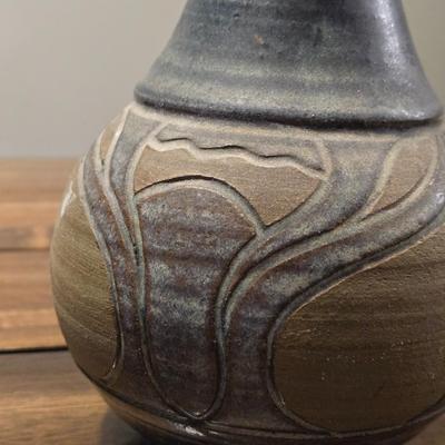 Signed Pottery Vase