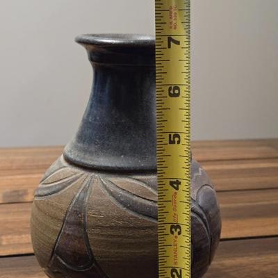 Signed Pottery Vase