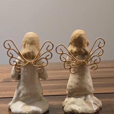 (2) Ceramic Angels