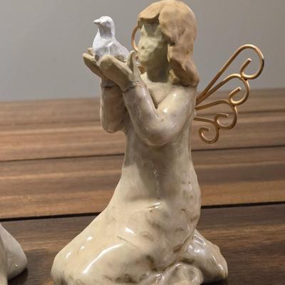 (2) Ceramic Angels