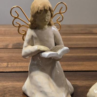 (2) Ceramic Angels