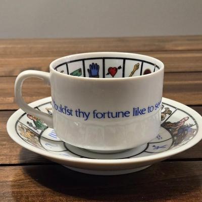 Fortune Tea Cup & Saucer