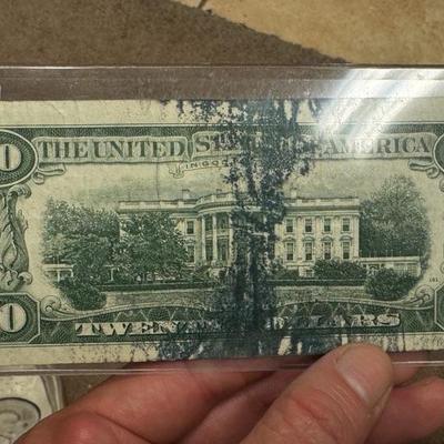 1969 C error Star 20$ bill U S currency rare