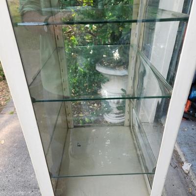 Vintage Metal Dental Medical Doctor Office Cabinet