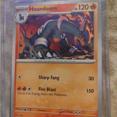 Metal gross Pokemon card