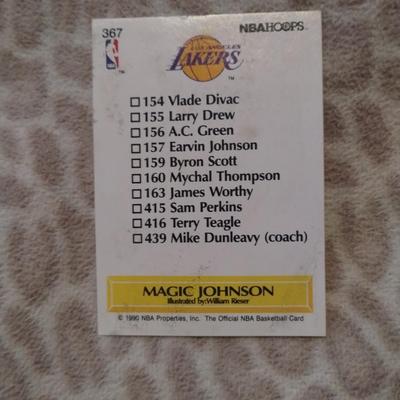 Magic Johnson card