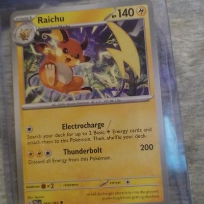Raichu Pokemon card
