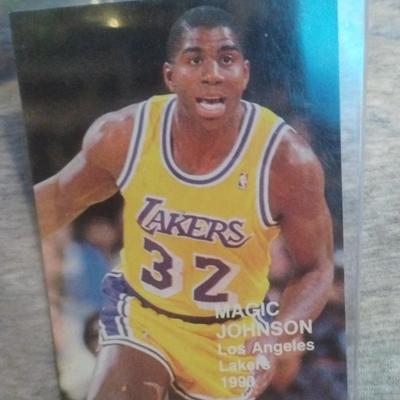 Magic Johnson LA Lakers card
