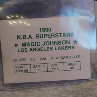 Magic Johnson LA Lakers card