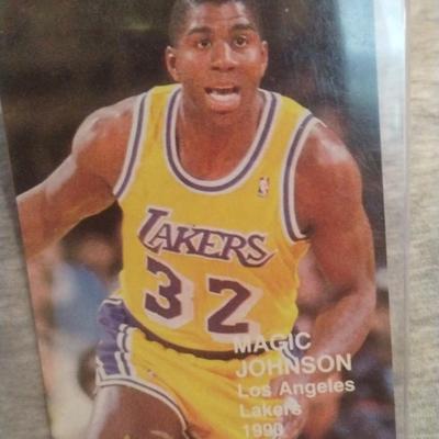 Magic Johnson LA Lakers card