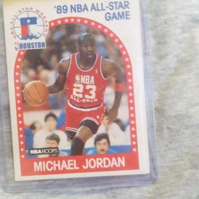 89 NBA All-Star Michael Jordan card Houston