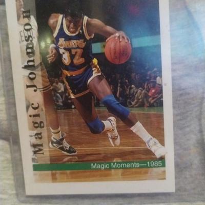 Magic magic Johnson NBA hoops card