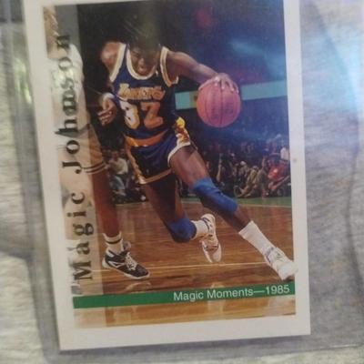 Magic magic Johnson NBA hoops card