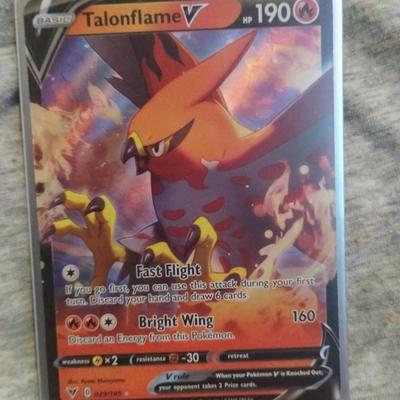 Talonflame 190 pokémon card