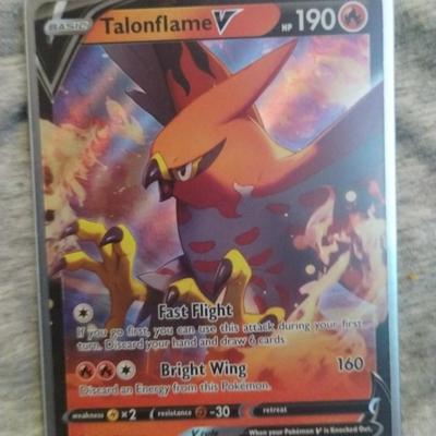 Talonflame 190 pokémon card