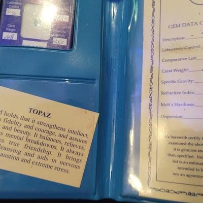 Topest stone with certificate