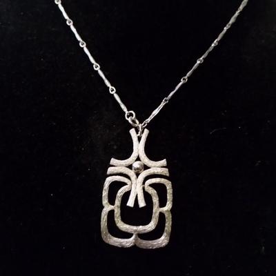 Beautiful silver necklace