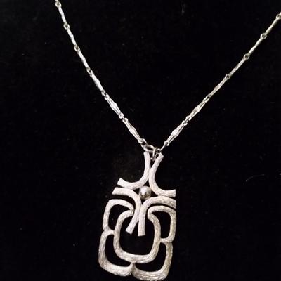 Beautiful silver necklace