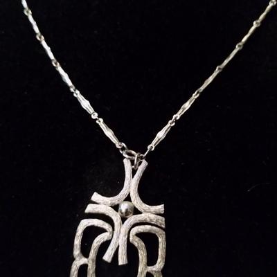 Beautiful silver necklace