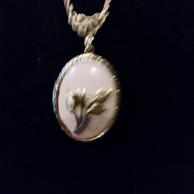 Gold chain with a locket