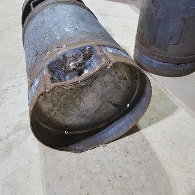 Pair of Seat Top Milk Cans (B1-JS)