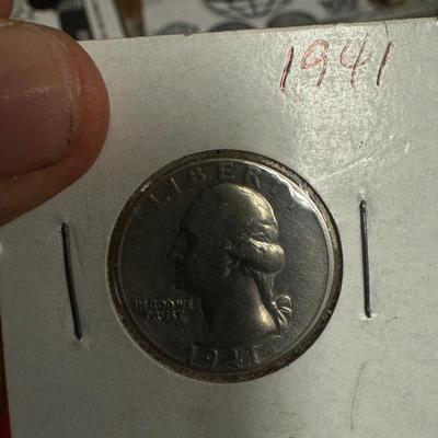 1941 U S QUARTER SILVER MINT