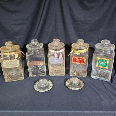 Scarborough & Company Apothecary Jars + Lids (B1-JS)