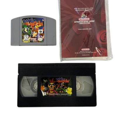 Nintendo 64 Banjo Kazooie Game and Promo VHS