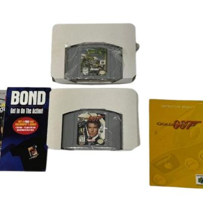 Nintendo 64 Golden Eye 007 and Turok Games