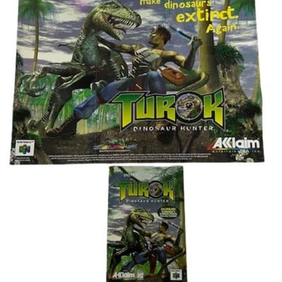 Nintendo 64 Golden Eye 007 and Turok Games