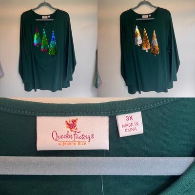 D&CO, H by Halston, and More Turtlenecks, Flannels, and Sweaters, Women’s Size 3XL-4XL (PC-DZ)
