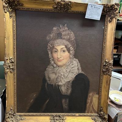Large painting of Judge Colter's Wife
