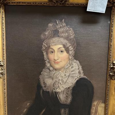 Large painting of Judge Colter's Wife