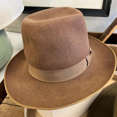 Wool Fedoras, Fur hat, Hat Boxes, 1955 medical framed photos